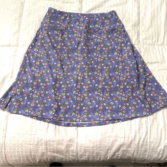 Floral Sport Skort w/ Zip Pockets & Side Slits | Size Small - Picture 1 of 6
